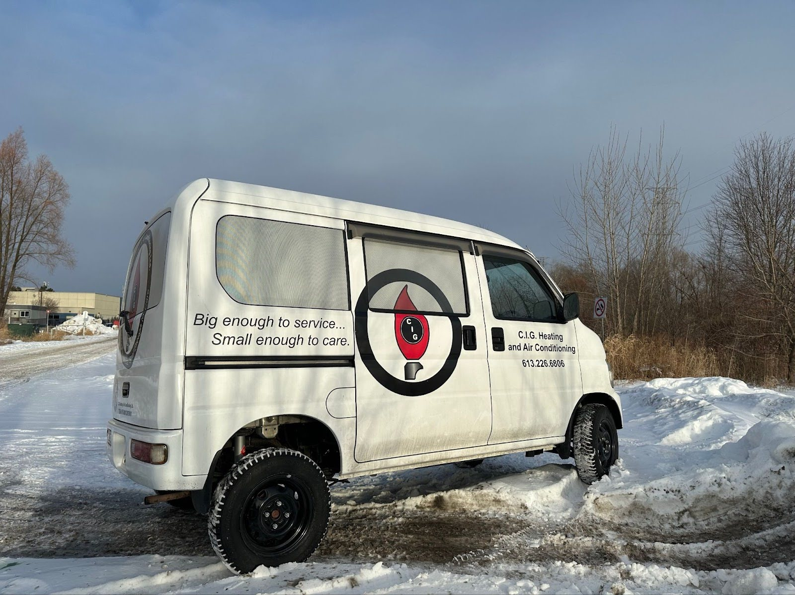 CIG Heating HVAC Truck in Ottawa Ontario